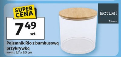 Pojemnik rio z bambusową przykrywką Actuel promocja