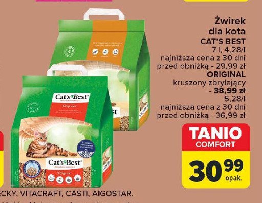 Żwirek comfort Cat's best promocja