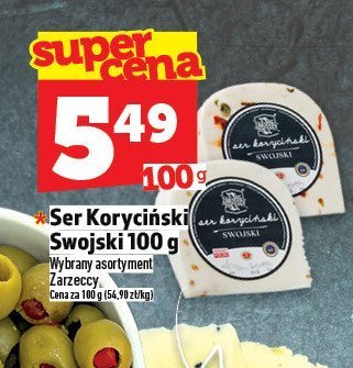 Ser Korycińskiego Swojski 100 g promocja w TOPAZ