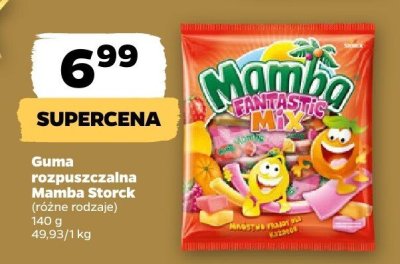 Guma rozpuszczalna Mamba Storck (różne rodzaje) promocja w Netto
