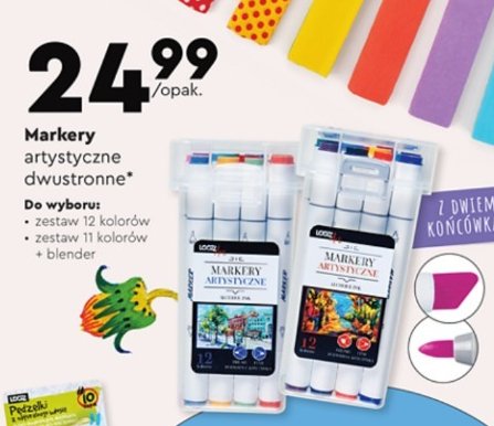 Markery artystyczne dwustronne Loozz promocja