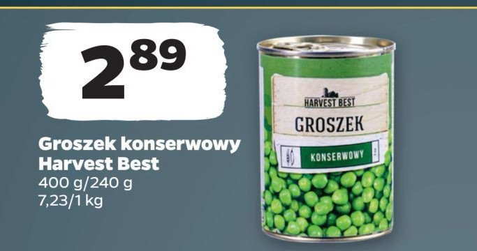 Groszek konserwowy Harvest best promocja