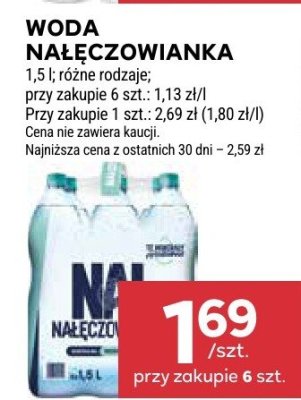 Woda Nałęczowianka promocja w Stokrotka