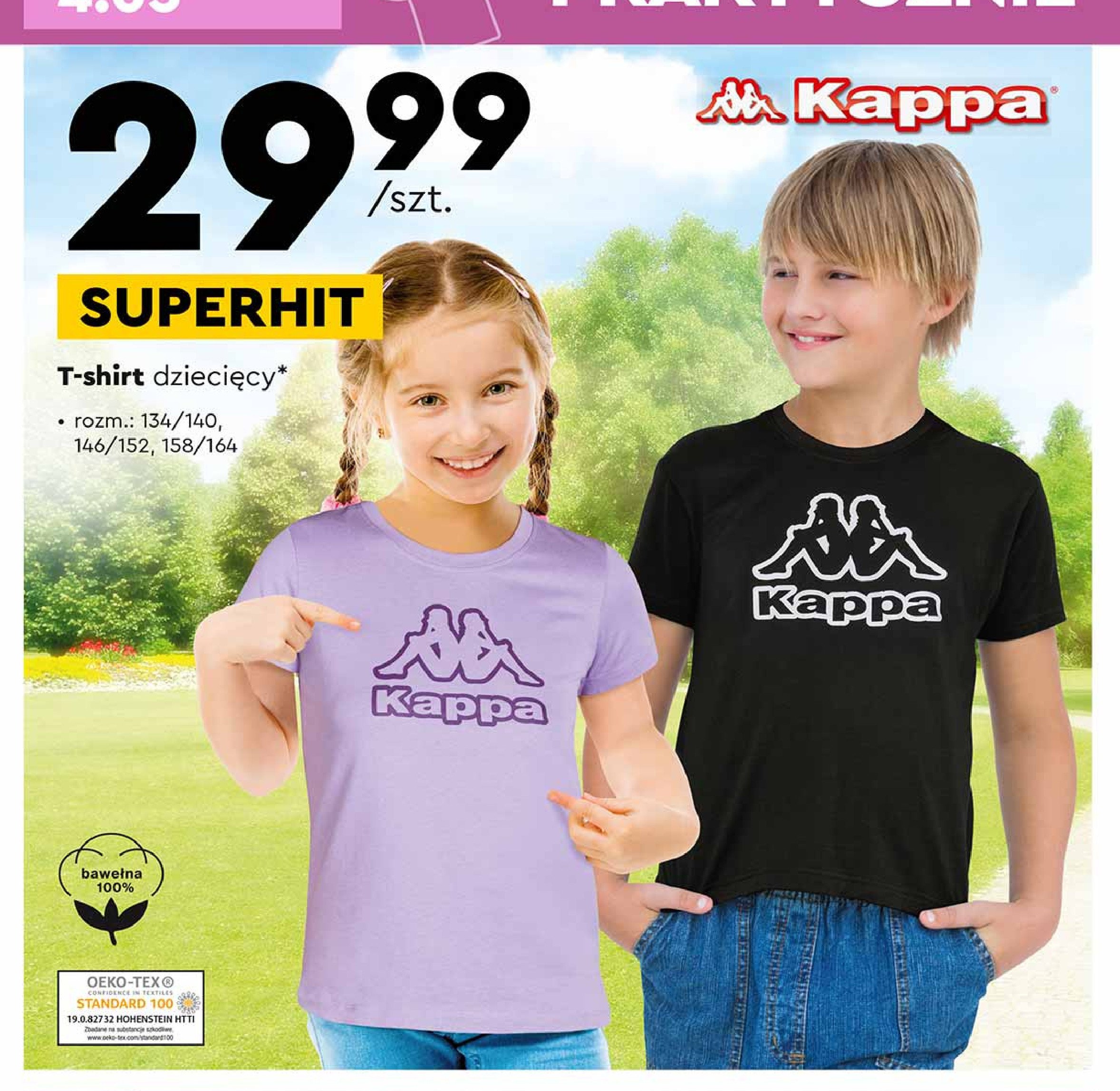 T-shirt dziecięcy 134/140 Kappa promocja