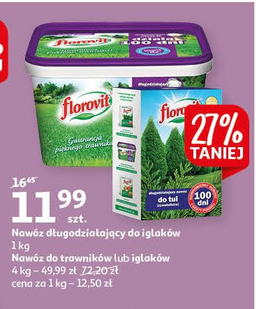 Nawóz jesienny do trawników Florovit promocja w Carrefour