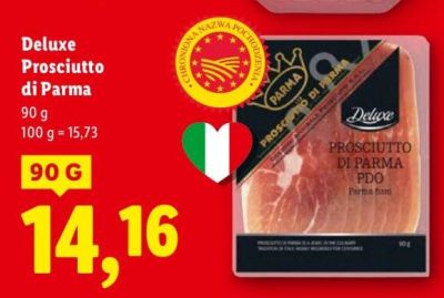 Prosciutto di Parma Deluxe promocja w Lidl