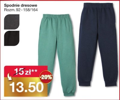 Spodnie dresowe promocja w Woolworth
