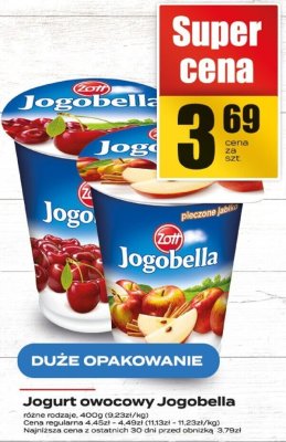 Jogurt owocowy Jogobella promocja w Supeco