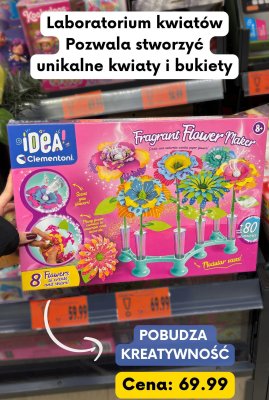 Zestaw kreatywny Laboratorium kwiatów Fragrant Flower Maker  promocja w Kaufland
