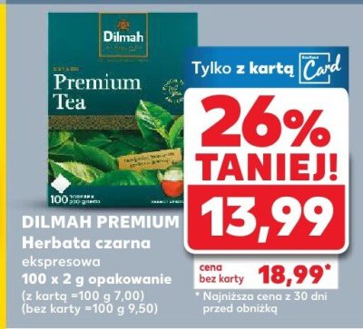 Herbata czarna ekspresowa promocja w Kaufland