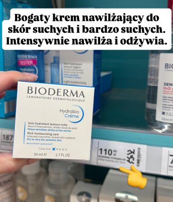 Krem nawilżający Hydrabio Crème 50ml promocja w Hebe