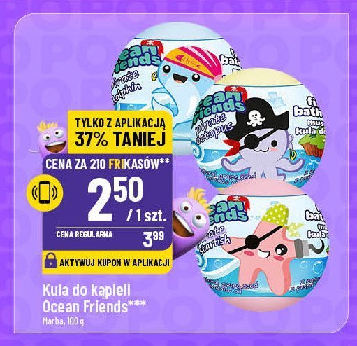 Kula do kąpieli Ocean friends promocja