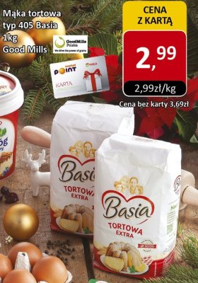 Mąka tortowa typ 405 Basia 1kg Good Mills promocja w Market Point