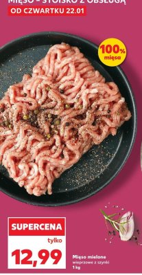 Mięso mielone wieprzowe z szynki promocja w Kaufland