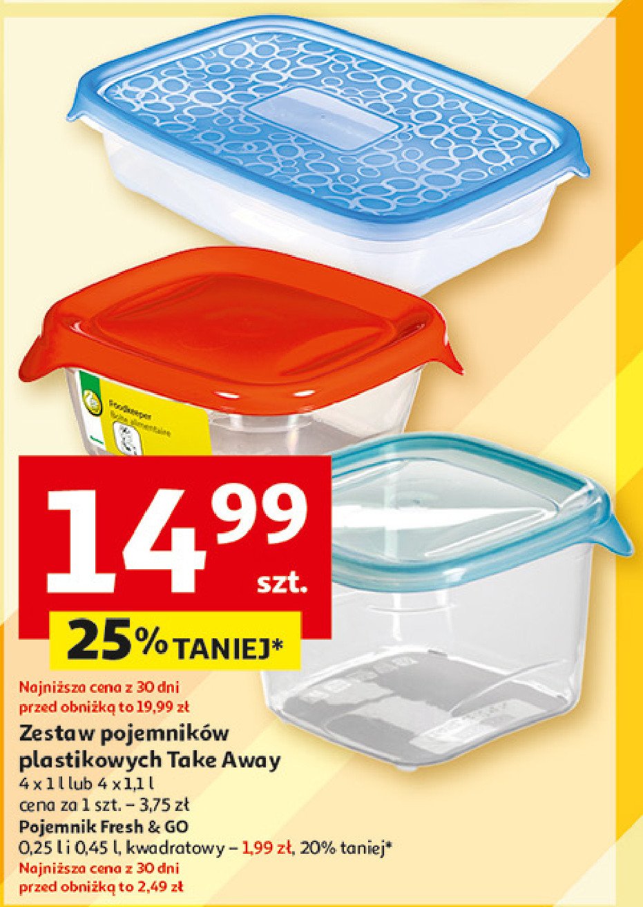 Pojemnik fresh&go 0.25 l promocja