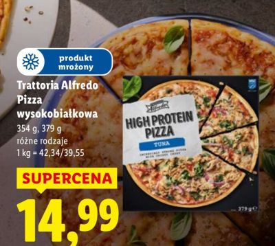 Pizza wysokobiałkowa Trattoria Alfredo promocja w Lidl