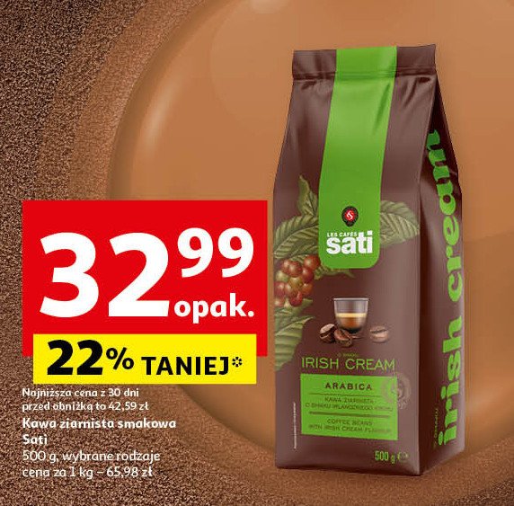 Kawa Sati irish cream promocja