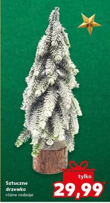 Sztuczne drzewko różne rodzaje promocja w Kaufland