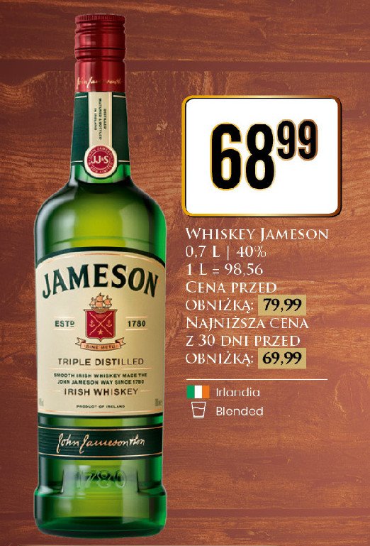 Whiskey Jameson promocja