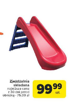 Zjeżdżalnia składana różowa Little tikes promocja w Carrefour