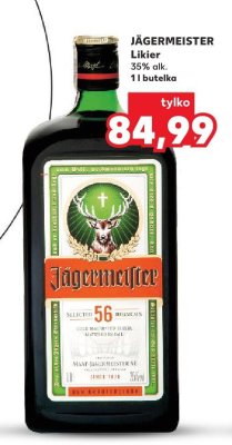 Likier Jägermeister promocja w Kaufland