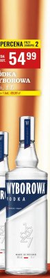 Wódka Wyborowa  40% 1 l promocja w Biedronka