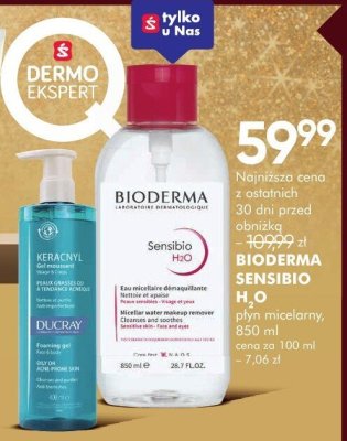 Woda micelarna Bioderma Sensibio H2O promocja w Super-Pharm
