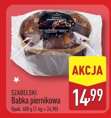 Babka piernikowa SZABELSKI promocja w Aldi