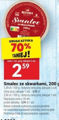 Smalec ze skwarkami, 200 g promocja w Twój Market