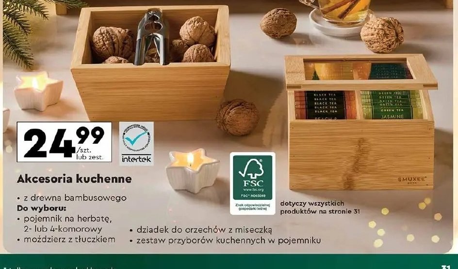 Zestaw przyborów kuchennych Smukee promocja w Biedronka