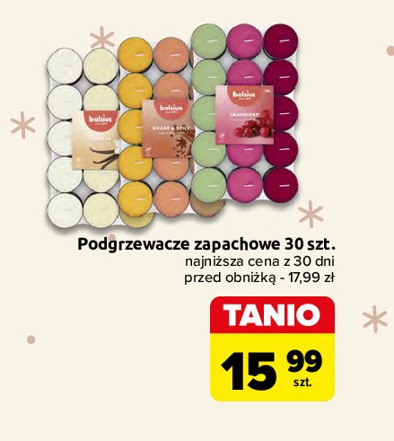 Podgrzewacze zapachowe waniliowe Bolsius promocja