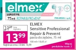 Pasta do zębów repair & prevent Elmex sensitive professional promocja