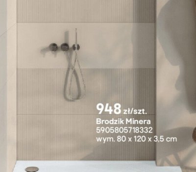 Brodzik Minera promocja w Castorama