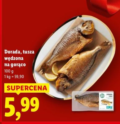 Dorada, tusza wędzona na gorąco promocja w Lidl