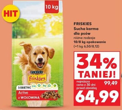 Karma dla psa wo艂owina FRISKIES ACTIVE promocja