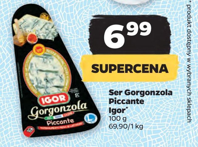 Gorgonzola piccante Igor promocja