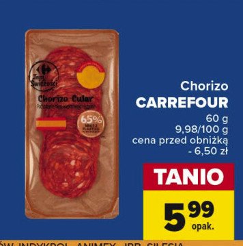 Chorizo cular-plastry Carrefour promocja