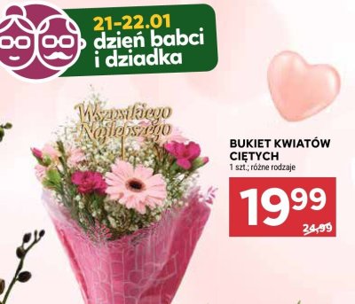 Bukiet kwiatów ciętych promocja w Stokrotka