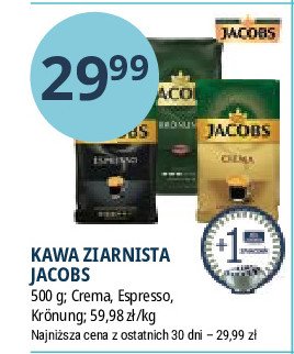 Kawa Jacobs espresso promocja w Stokrotka