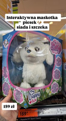 Interaktywna maskotka piesek promocja w Biedronka