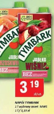 Napój Tymbark 1 l promocja w Chorten