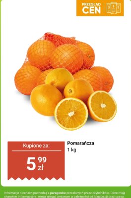 Pomarańcza 1 kg promocja w Dino