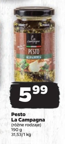 Pesto alla genovese z bazylią La campagna promocja