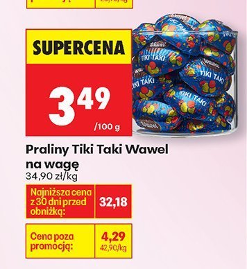 Praliny Tiki Taki Wawel na wagę promocja w Biedronka