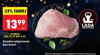 Szynka wieprzowa bez kości  promocja w Biedronka