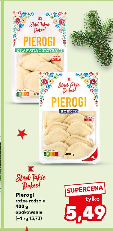 Pierogi ruskie K-classic stąd takie dobre! promocja