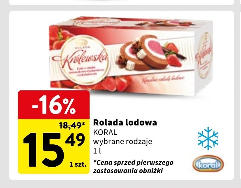 Rolada królewska Koral promocja w Intermarche