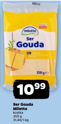 Ser gouda Miletto promocja w Netto