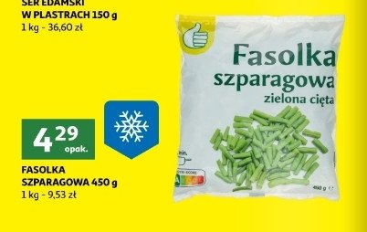 Fasolka szparagowa zielona cięta Podniesiony kciuk promocja