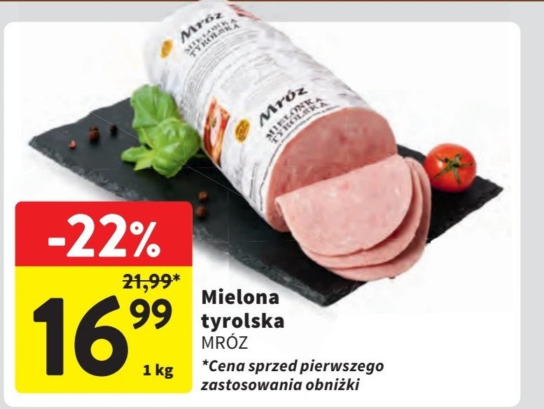 Mielonka tyrolska Mróz promocja